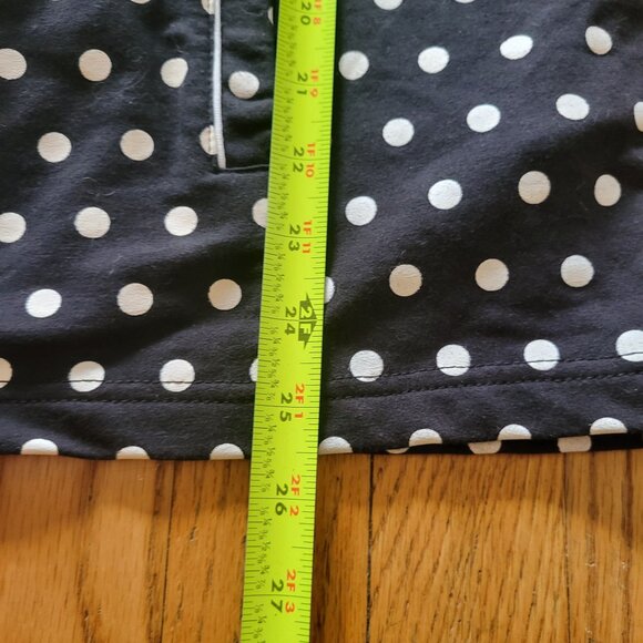 Quacker Factory Women's Polka Dot Jacket Black & White Size L - Picture 6 of 7